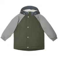 Зимняя куртка Leokid Color Block “Green Scape”