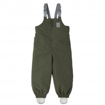 Зимние брюки Leokid Color Block “Green Scape”