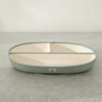 Силиконовая тарелка секционная на присоске 560 мл, MInt
