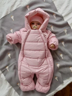 Демисезонный комбинезон DEW, Розовый