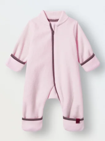 Комбинезон из флиса "Cute", Светлый персик