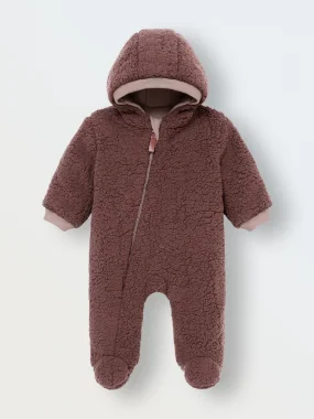 Комбинезон и шапка из шерпы Teddy, Шоколад