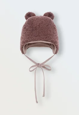 Комбинезон и шапка из шерпы Teddy, Шоколад