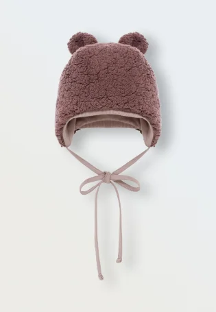 Комбинезон и шапка из шерпы Teddy, Шоколад