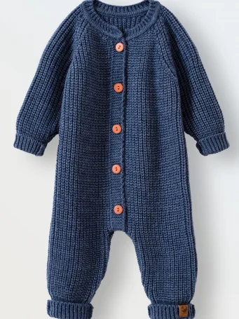Вязаный комбинезон Woolly, Джинс
