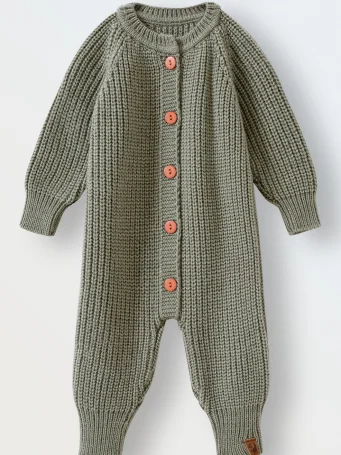 Вязаный комбинезон Woolly, Светлый хаки