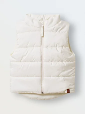 Демисезонный жилет "Warm", Экрю