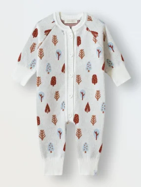 Вязаный комбинезон "Деревья"