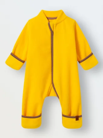 Комбинезон из флиса "Cute", Жёлтый
