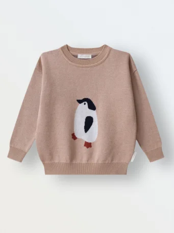 Джемпер вязаный "Пингвин"