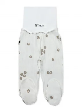 Ползунки швы наружу Рубчик RinaAmari Лапки, Экрю