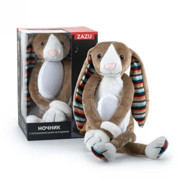 Ночник с успокаивающими мелодиями ZAZU. Кролик Бо (BO). 1+.