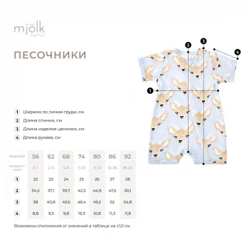 Песочник Mjölk Sleep and Play Blue Shadow