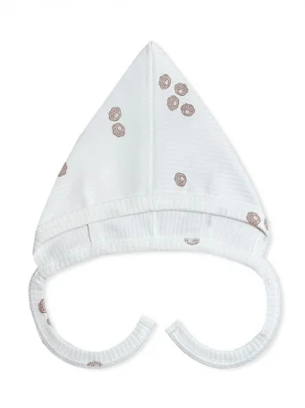 Чепчик Гномик Рубчик Лапки RinaAmari, Экрю