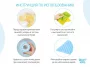 Коврик противоскользящий резиновый детский для ванной ROXY-KIDS 34x74 см, цвет синий