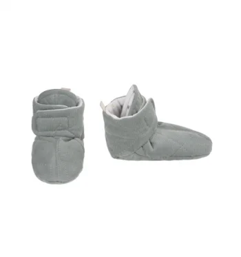 Пинетки вельветовые (утепленные) Mansita Тото Velvet, фисташковые