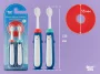 Детские зубные щетки PENGUIN, цвет красный и голубой