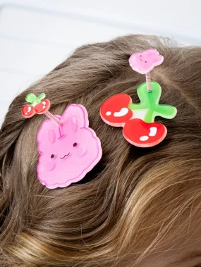 Набор Заколок 2шт, HAPPY SPRINGIES cherry