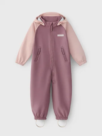 Комбинезон Leokid Softshell Lilo, Plum Pink