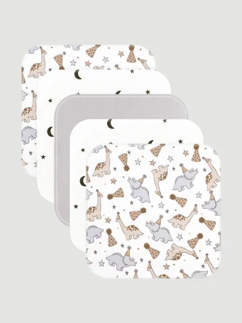 Набор платочков слюнявчиков Mjölk Карнавал 