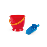 Игрушка для песка (море, песочница) - красное ведерко, синий совок