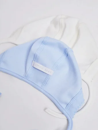 Комплект чепчиков "Голубое небо"