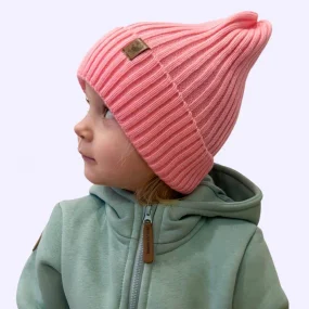 Вязаная шапочка "Тыковка" Woolly, Роза