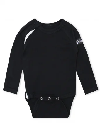 Боди на молнии с длинным рукавом RinaAmari, Чёрный