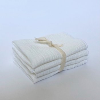 Сет из 4х муслиновых салфеток Cream