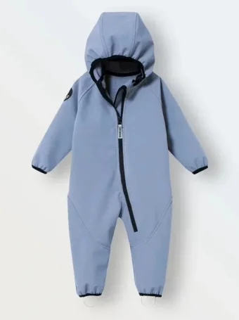 Комбинезон демисезонный Softshell, Cеро-голубой