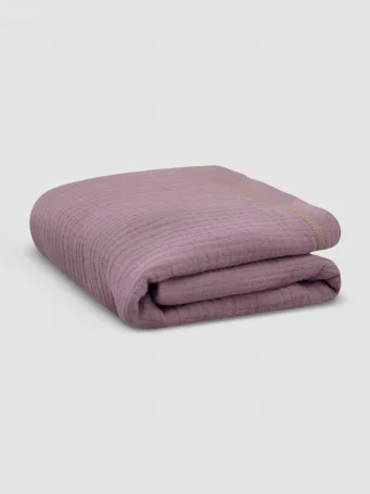 Плед-пелёнка Mjolk Violet из муслинового хлопка