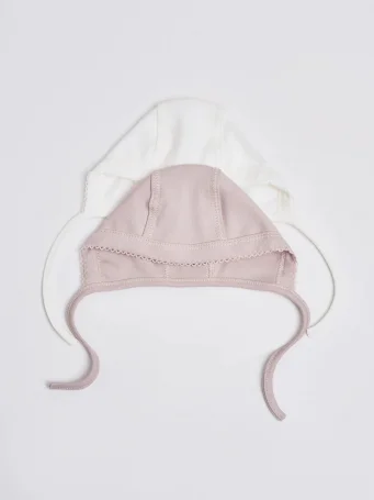 Комплект чепчиков "Теплое утро"