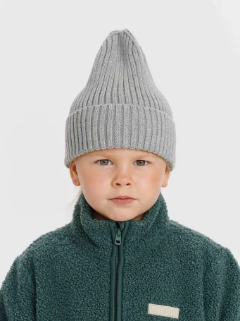 Вязаная шапка Leokid Beanie (Ash Gray)