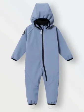 Комбинезон демисезонный Softshell, Cеро-голубой