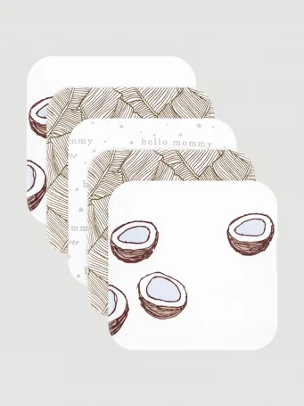 Набор платочков слюнявчиков Mjölk Кокосы