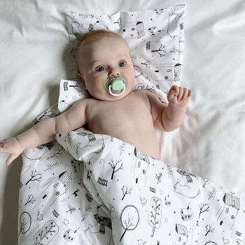 Комплект в кроватку Babyshowroom, 4 пр., "Мишка в лесу"