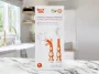 Набор гибких столовых приборов ROXY-KIDS, цв. оранжевый