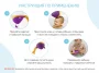 Ковш детский для купания малышей Flipper от ROXY-KIDS с мягким краем, цвет фиолетовый