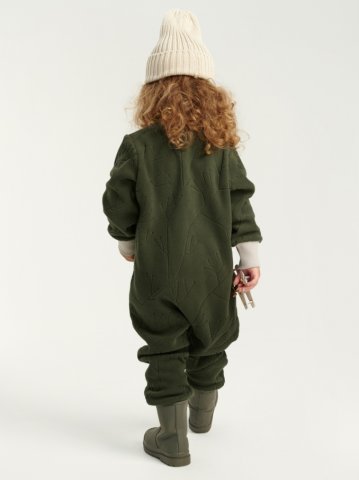 Флисовый комбинезон Leokid Snowberry “Green Scape”