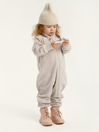 Флисовый комбинезон Leokid Snowberry “Sand Shell”