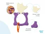 Прорезыватель универсальный для малыша FOX TEETHER от ROXY-KIDS, цвет фиолетовый