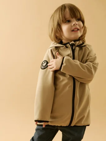 Куртка демисезонная Softshell, Бежевая