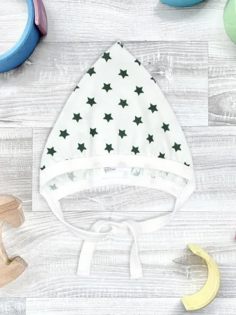 Чепчик гномик Mjölk Green Stars