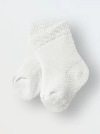 Носочки махровые, Экрю