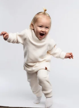 Флисовый костюм "Cute", Экрю