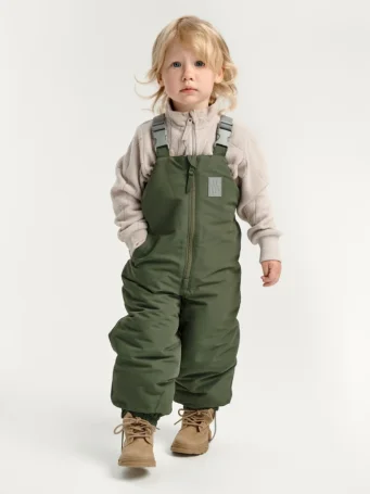 Зимние брюки Leokid Color Block “Green Scape”