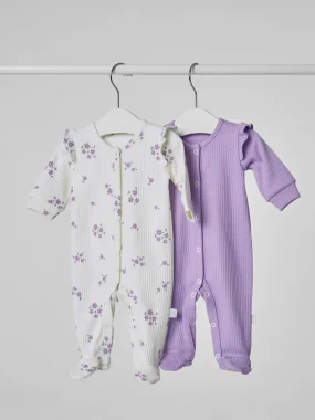 Комбинезон 2 шт, Лиловый луг