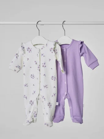 Комбинезон 2 шт, Лиловый луг