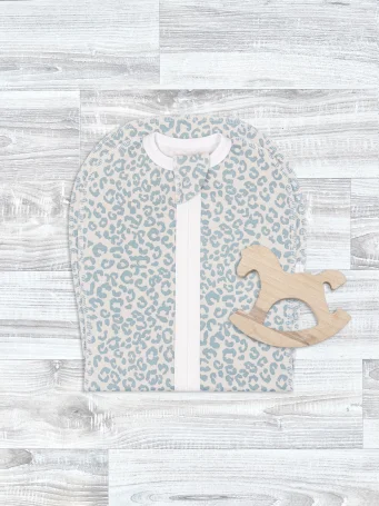 Пелёнка-кокон Mjölk Blue Leopard