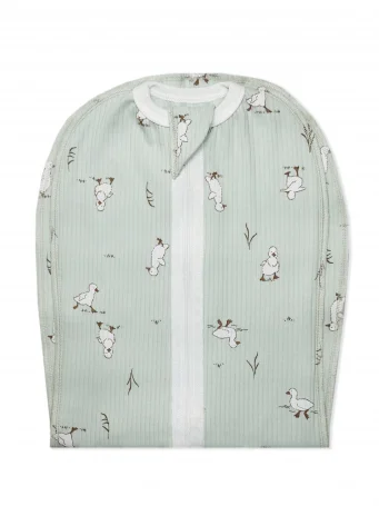 Пеленальный кокон RinaAmari Рубчик Утята, Нефрит